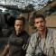 A pause in conflict: Tim Hetherington (right) with Sebastian Junger, making 'Restrepo' in Afghanistan