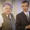 Lacking the Christmas spirit: Beale and Simm directed by Julian Lloyd in 'The Hothouse'