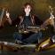 Clare Salaman shows off her strange and ancient instruments
