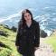 Dr Janina Ramirez at Skellig St Michael, off Ireland's west coast, home to one of Europe's oldest surviving monastic settlements