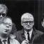 Andy Warhol, Henry Geldzahler, David Hockney and Jeff Goodman, 1963