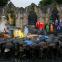 Museum Gardens: the bespoke auditorium houses a multi-layered set of smoke-billowing trapdoors and spotlit platforms