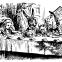 Familiar company: John Tenniel's illustration to the tea-party in 'Alice’s Adventures in Wonderland'