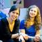 'The girls formerly known as Pussy Riot': Nadezhda Tolokonnikova and Maria Alyokhina face the crowd at Tallinn Music Week