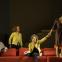 Five in a bed: Oliver Cotton, Samantha Bond, Zoë Wanamaker, Annabel Scholey and Owen Teale