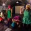 Anonymous in coloured balaclavas: Pussy Riot members rehearse before that fateful Cathedral performance