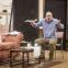 Ayub Khan Din in rehearsal to play his own father