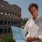 Following in the footsteps of Robert Adam and Allan Ramsay, Lachlan Goudie sketches at Rome's Colosseum