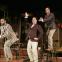 Barging up the Thames: Michael Rouse, Tom Hackney and David Partridge