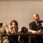 Feeling the heat: Izzy Lee as Scout and courtroom friends in 'To Kill A Mockingbird'