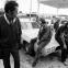 'I think you boys need to get off my hood'. Warren Oates, James Taylor and Dennis Wilson eyeball in 'Two-Lane Blacktop'