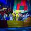 Andrew Shore and Felicity Palmer with Suffolk schoolchildren in 'Noye's Fludde'