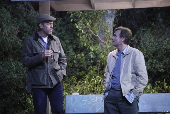 House (Hugh Laurie) and Wilson (Robert Sean Leonard)
