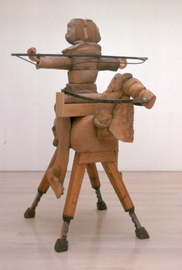Anthony Caro, a figure from The Barbarians, 2000-2002, Annely Juda Fine Art