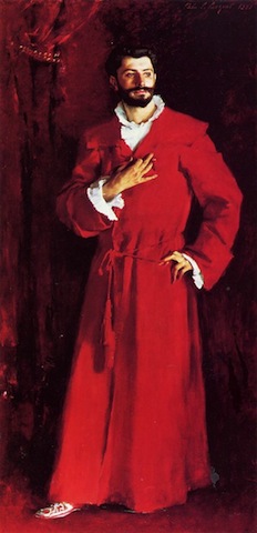 Sargent, Dr Pozzi at Home, 1881; Armand Hammer Collection, Hammer Museum, Los Angeles