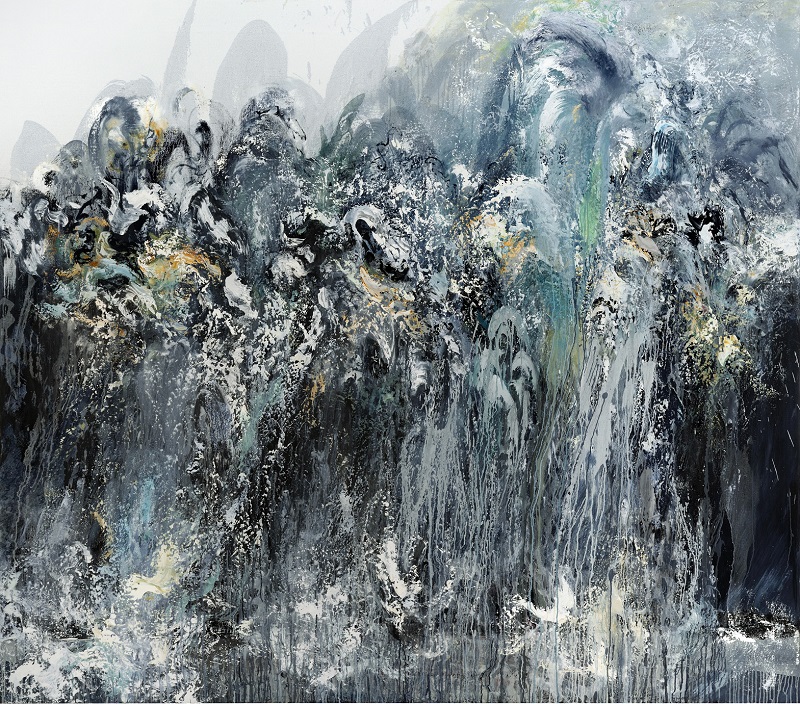 Maggi Hambling, Wall of water V, 2011 Oil on canvas © Maggi Hambling, photograph by Douglas Atfield