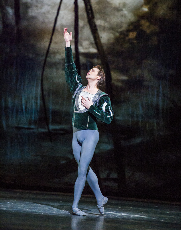 Matthew Golding as Albrecht in the Royal Ballet's 'Giselle'. Photo by Tristram Kenton.