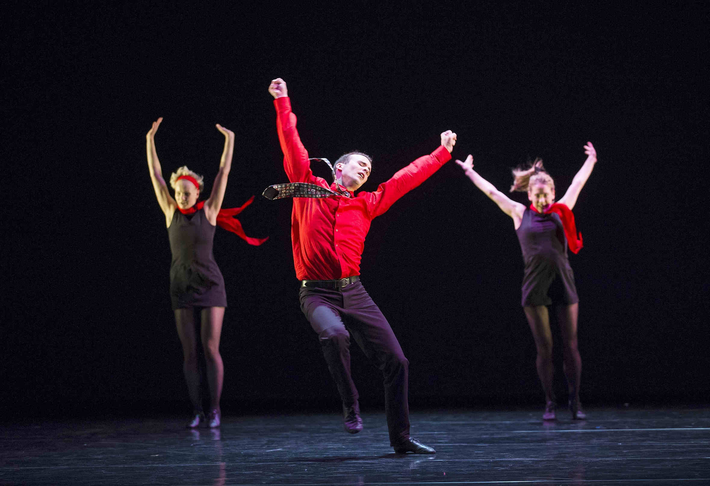 Simone Damberg Würtz, Adame Blyde and Lucy Balfour in Christopher Bruce's Rooster