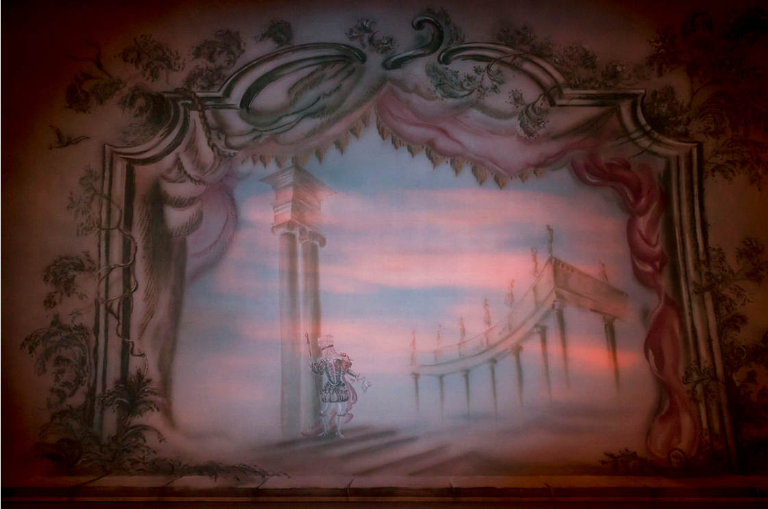 The front cloth for The Sleeping Beauty