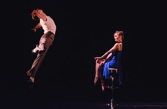 Dylan Waddell and Eloise Hymas in David Murley's 'Seated'