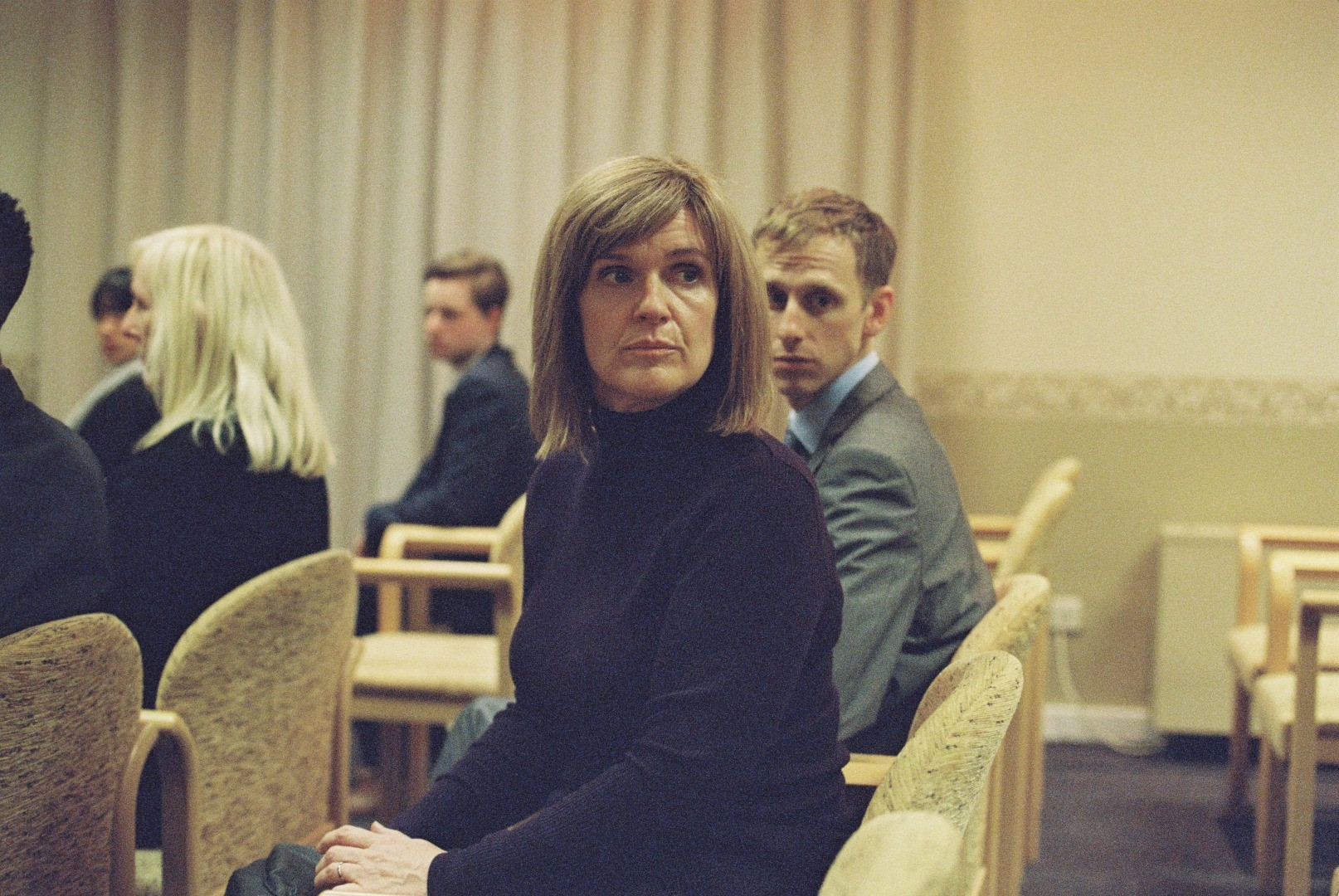 Siobhan Finneran and Robert Emms in Apostasy