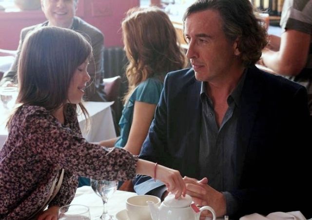 Onata Aprile and Steve Coogan in What Maisie Knew