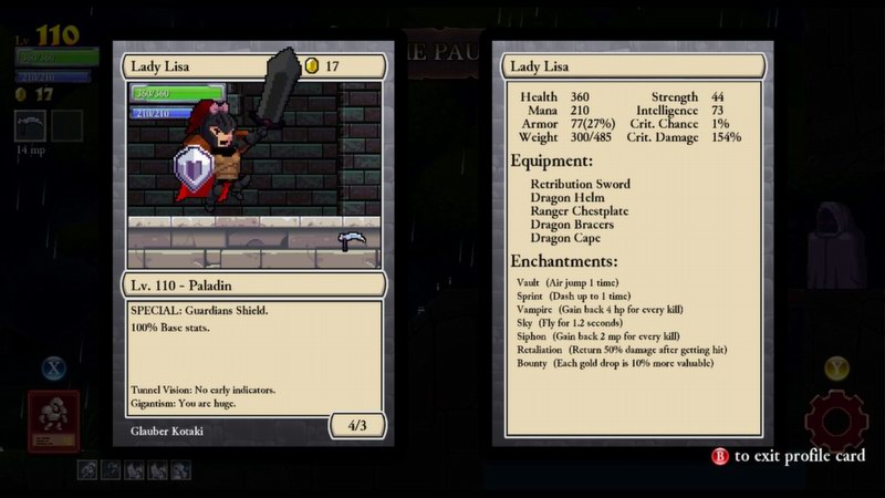 Rogue Legacy - roguelike with a genealogical twist