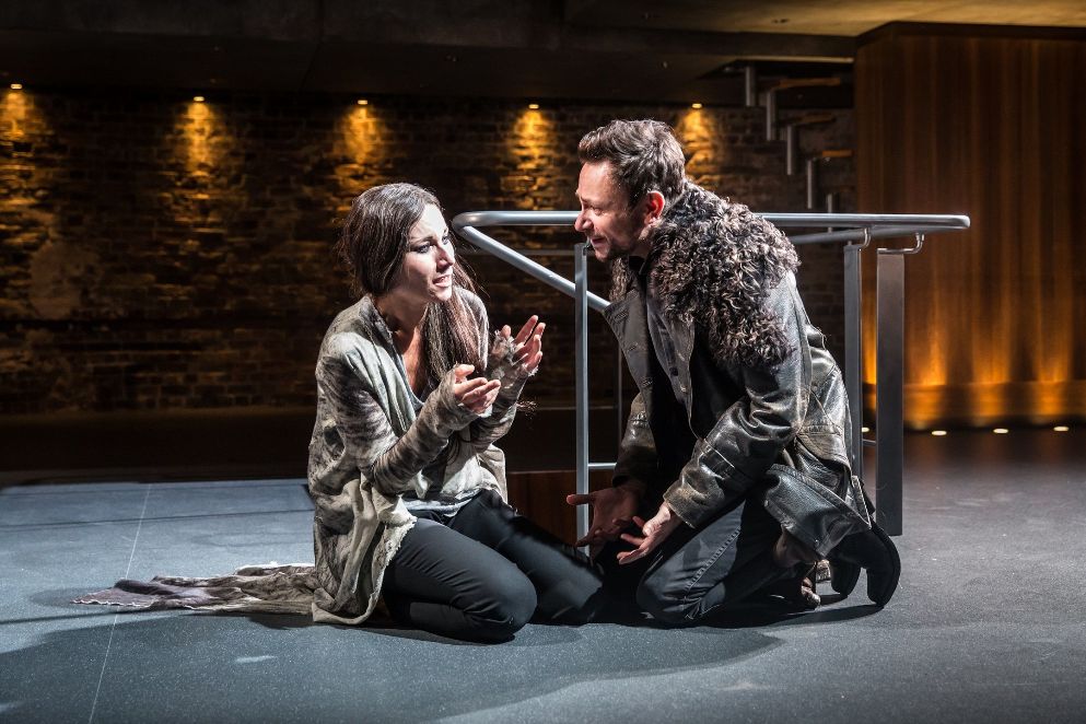Kate Fleetwood and Justin Salinger as Medea and Jason