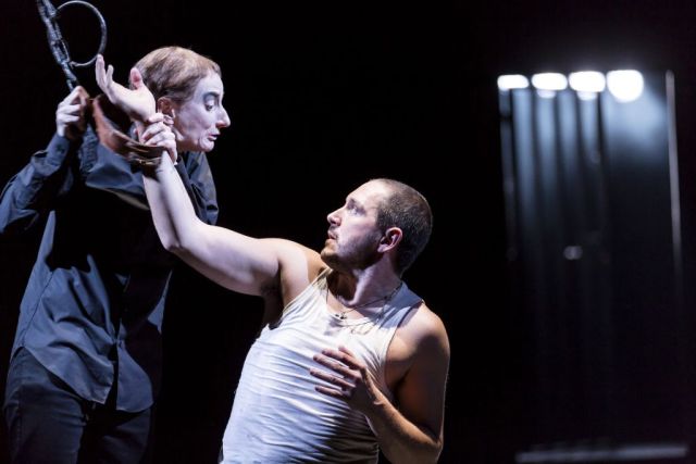 Amanda Lawrence and Bertie Carvel in Damned by Despair