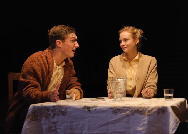 Gwilym Lee and Joanna Vanderham in The Promise