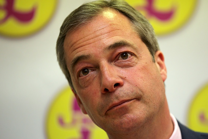 Nigel Farage is an increasingly distant, sinister figure  © London Evening Standard