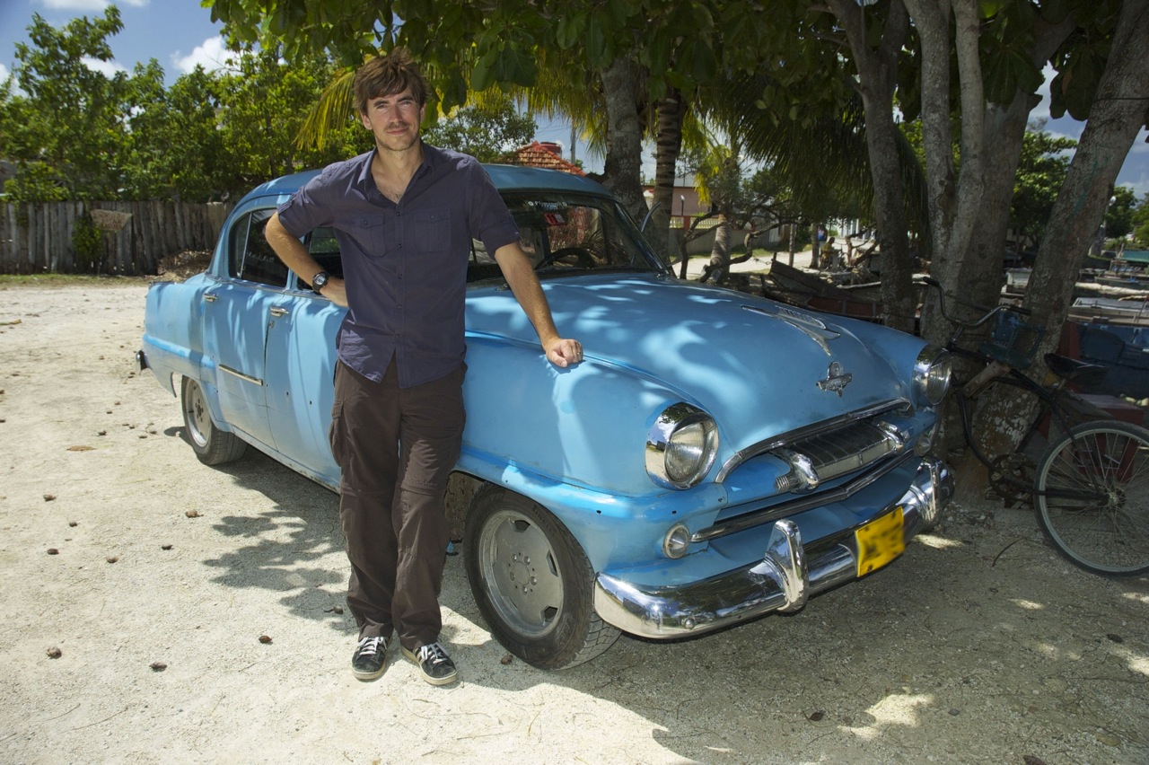 Simon Reeve at the Bay of Pigs
