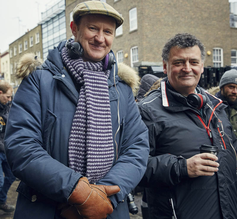 Mark Gatiss and Steven Moffat, writers of Sherlock
