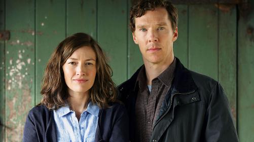 Kelly Macdonald and Benedict Cumberbatch as bereft parents Julie and Stephen