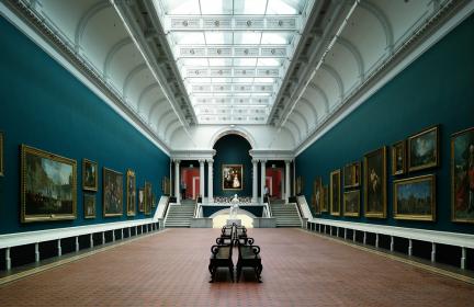 The newly refurbished galleries maximise natural light - and seating