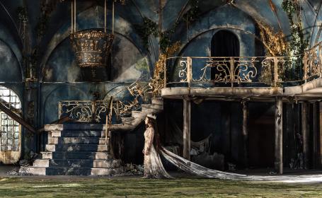 Mélisande (Andrea Carroll) arrives in the sunken liner