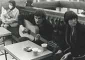 Mike and Lal Waterson (nearest to the camera) in London, 1970