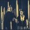 Death (Bernhard Goetze) and the maiden (Lil Dagover) in his many-candled room