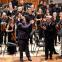Julian Anderson and Edward Gardner take their applause at the Barbican Hall