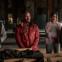 The gang's all here: Baby (Ansel Elgort), Bats (Jamie Foxx), Darling (Eiza Gonzalez) and Buddy (Jon Hamm)