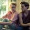 A von Aschenbach moment: Louis Hofmann as Phil, left, with Jannik Schumann as Nicholas