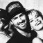 George with supermodels Christy Turlington and Linda Evangelista