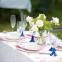 Roses on a Glyndebourne picnic table ready for the traditional long interval