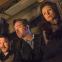 The three amigos: Adam Rothenberg, Matthew Macfadyen and MyAnna Buring