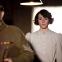 Suranne Jones as Joan Livesey, with Jeremy Swift as Quartermaster Soper