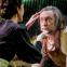 Helping hands: Laura Morgan and Jasper Britton in ‘The Blinding Light’.