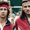 Match point: Shia LaBeouf and Sverrir Gudnason as John McEnroe and Björn Borg