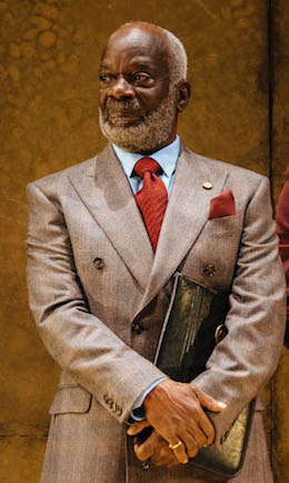 Joseph Marcell as Polonius