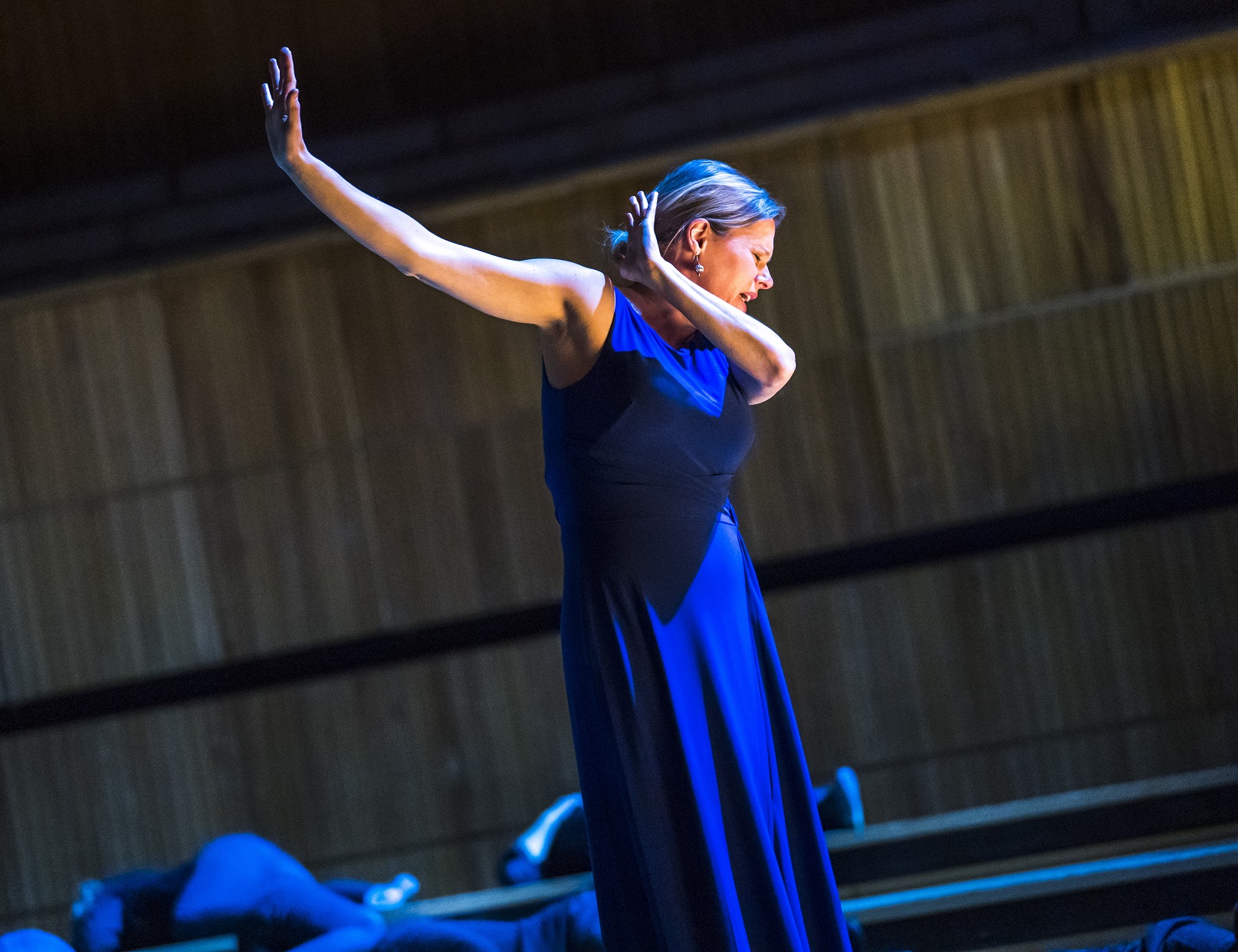 Camilla Tilling in Peter Sellars' staging of Bach's St John Passion