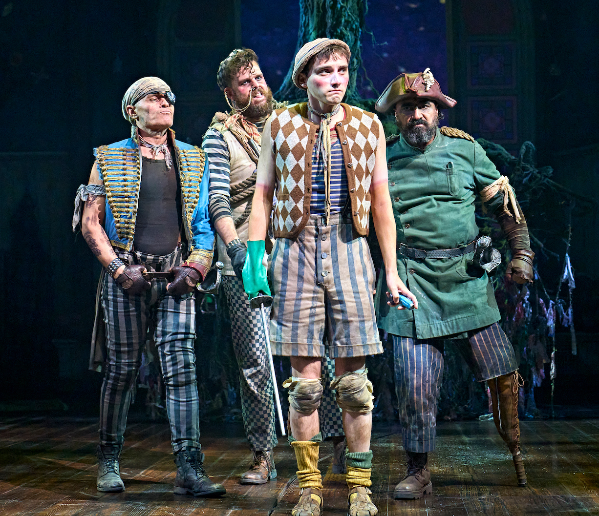 Marcello Walton, Hadley Smith, Joe Hewetson, Guy Rhys in endy & Peter Pan